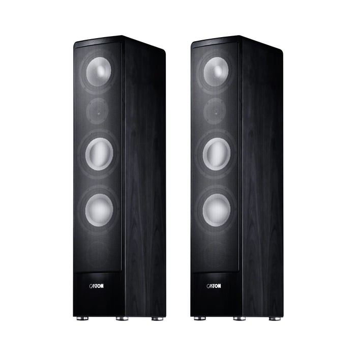 Canton ERGO 690 DC Floorstanding Speaker (Pair) Black Ash Home Speaker