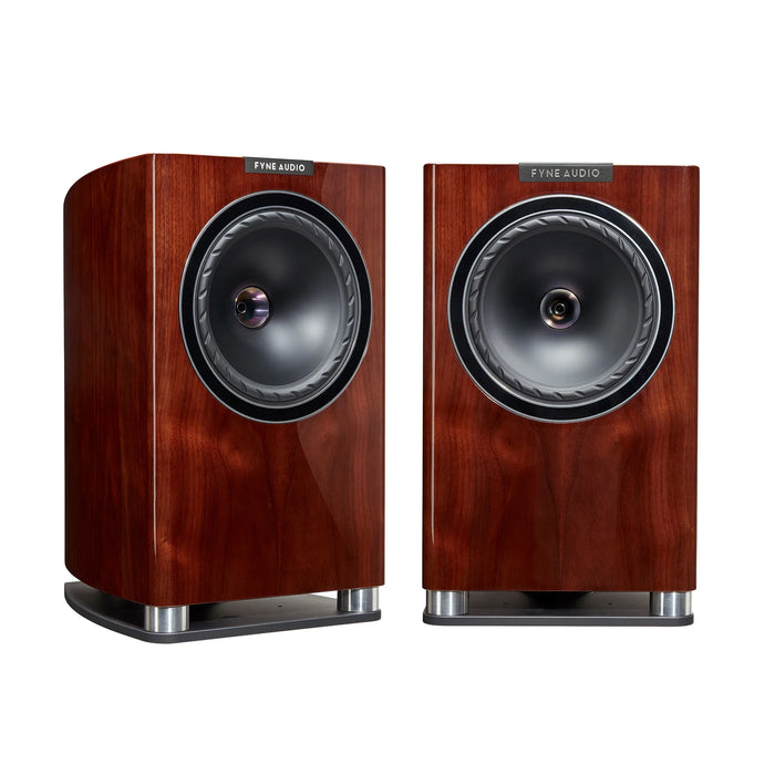 Fyne F701 Bookshelf Speaker (Pair) - Piano Gloss Walnut - Home Speaker