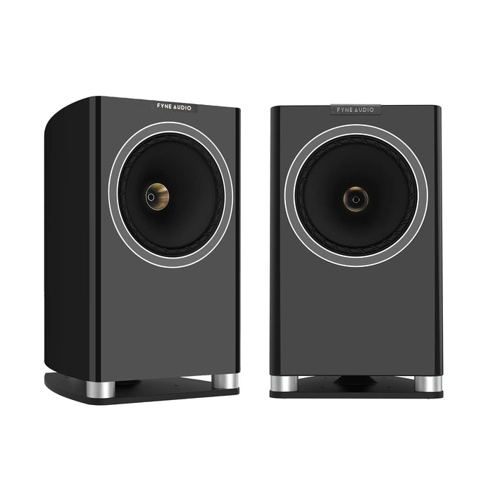 Fyne F701 Bookshelf Speaker (Pair) - Piano Gloss Black - Home Speaker