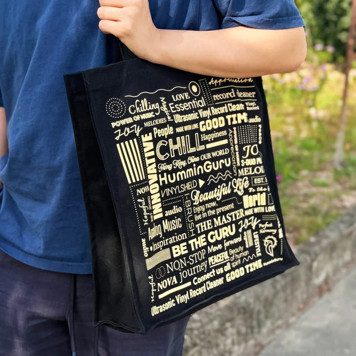 HumminGuru Vinyl Record Tote Bag - Lifestyle