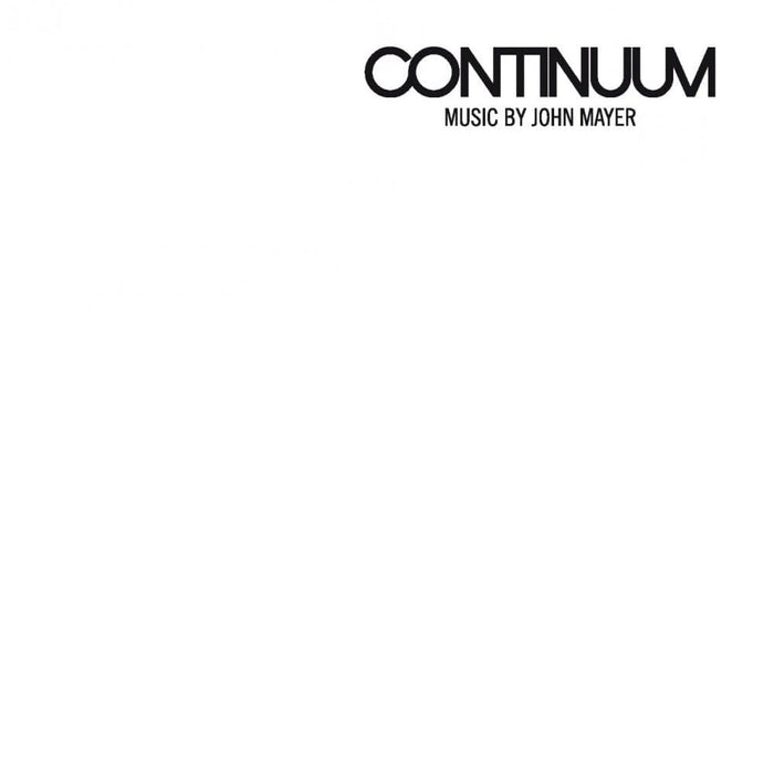 John Mayer - Continuum - 180g 33.3RPM Vinyl - Music
