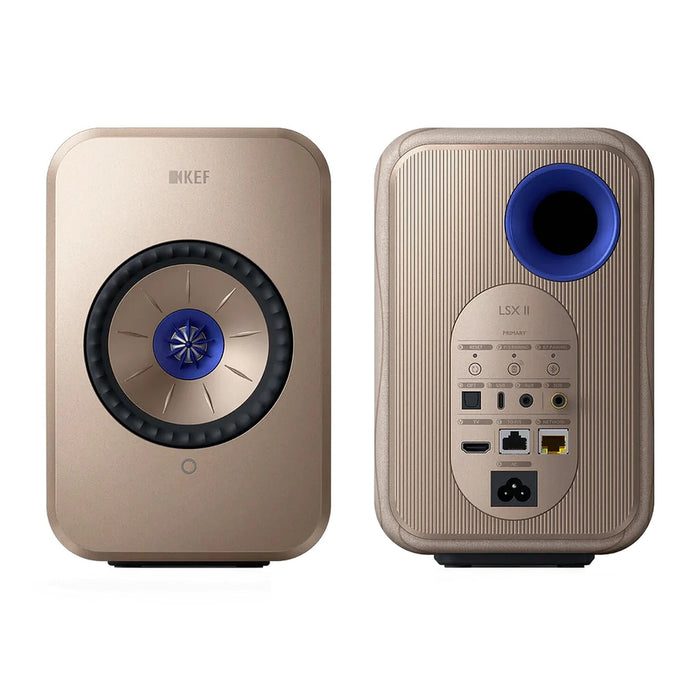 KEF LSX II - Wireless Streaming Speaker (Pair) - Soundwave by Terence Conran - Home Speaker