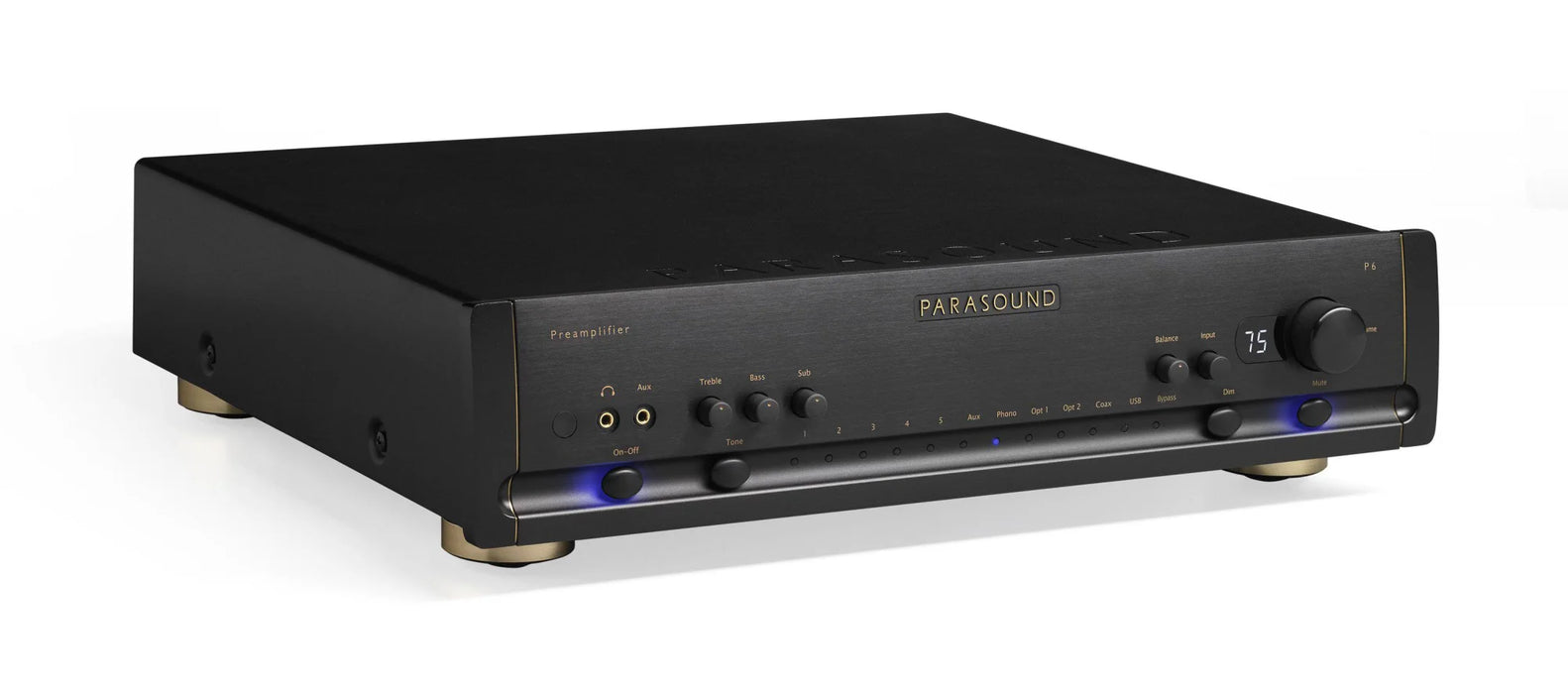 Parasound P6 Halo - Audiophile Stereo Preamplifier - The Audio Co.