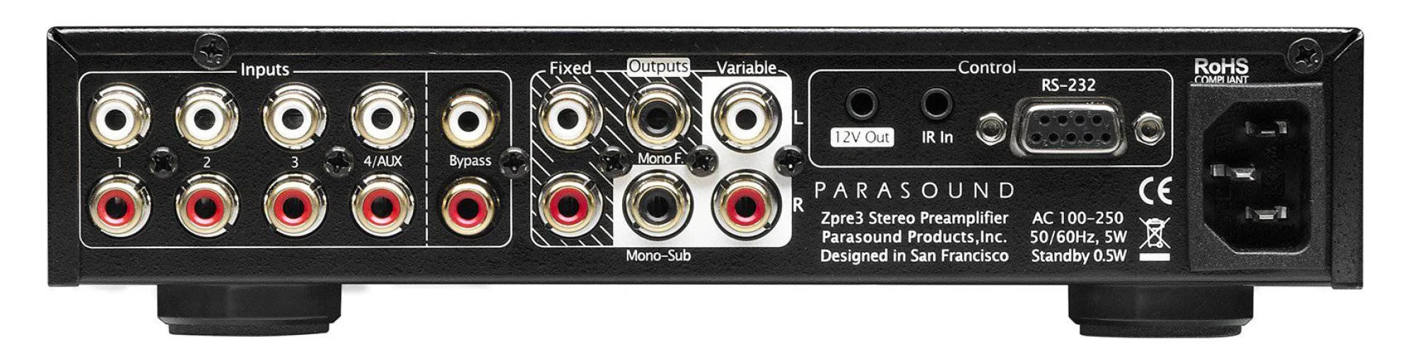 Parasound Zpre3 - Stereo Preamplifier - The Audio Co.