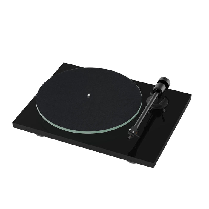 Pro-Ject T1 EVO BT Vinyl Turntable with Phono Stage and Bluetooth - Piano Black - Turntable