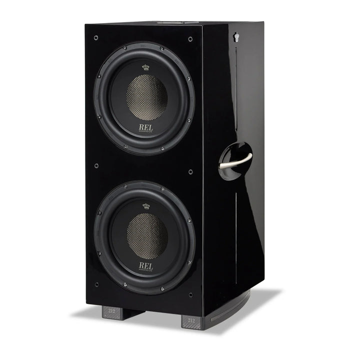 REL Acoustics 212 Black Label Dual 12inch Powered Subwoofer - Home Subwoofer