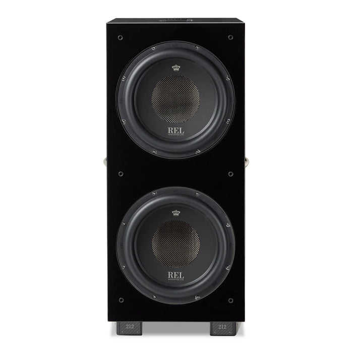 REL Acoustics 212 Black Label Dual 12inch Powered Subwoofer - Home Subwoofer