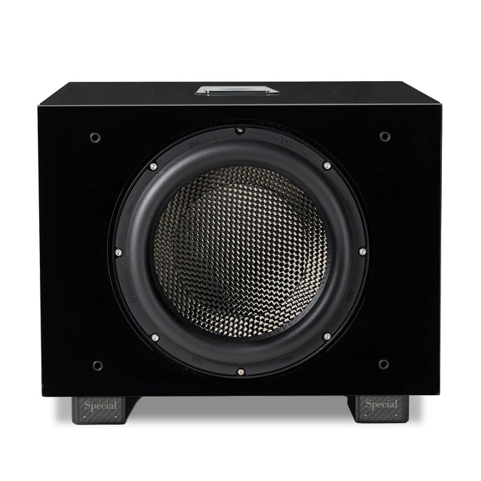 REL Acoustics Carbon Special Black Label 12inch Powered Subwoofer - Home Subwoofer