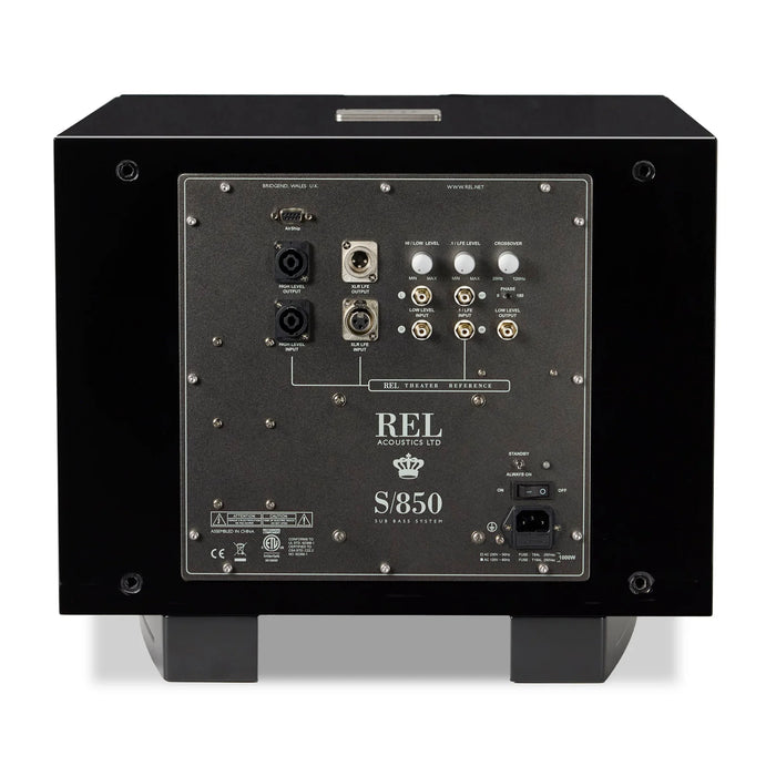 REL Acoustics S/850 12inch Powered Subwoofer - Home Subwoofer