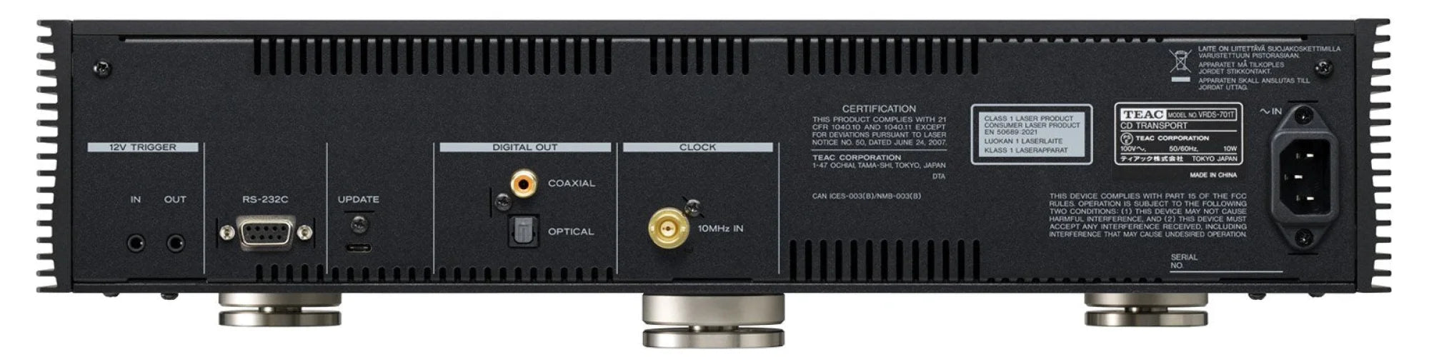 TEAC VRDS-701T CD Transport - The Audio Co.