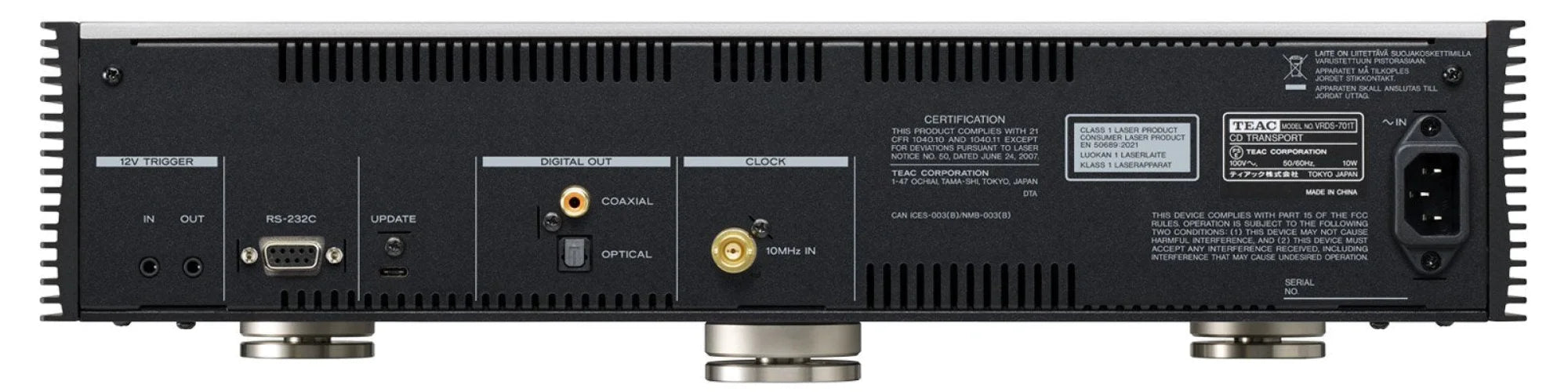 TEAC VRDS-701T CD Transport - The Audio Co.