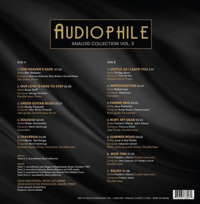 Various - Audiophile Analog Collection Vol 3 - 180g 12inch Vinyl - Music
