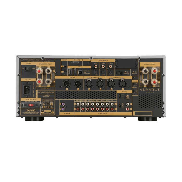Advance Paris A-i190 NOVA Integrated Hybrid Tube Amplifier | The Audio Co.