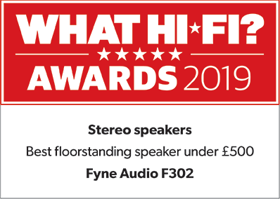 F302 What HiFi Award Winner 2019