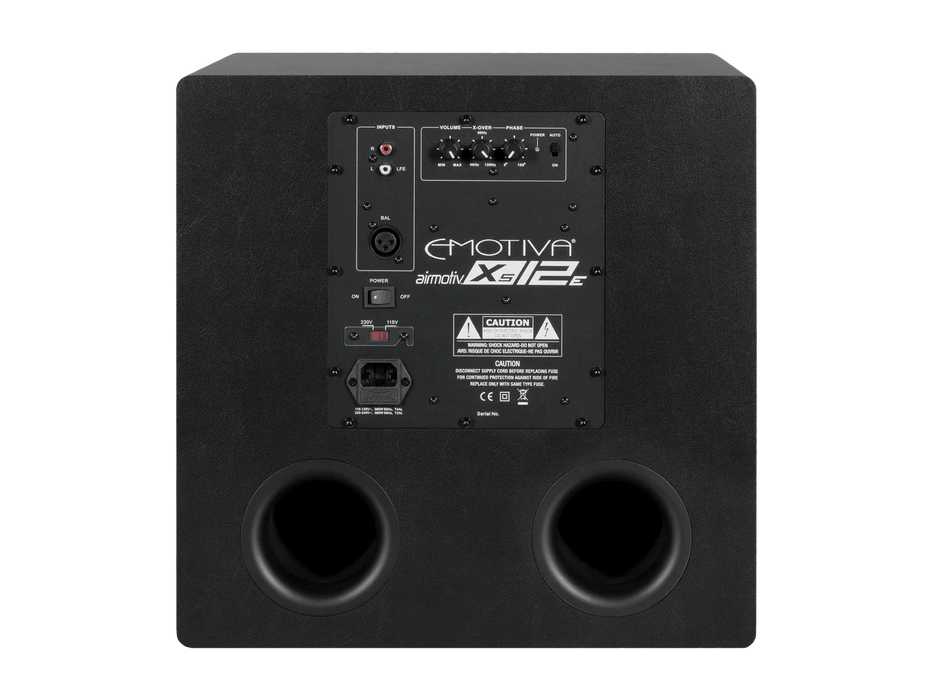 Emotiva Airmotiv XS12e 12inch Powered Subwoofer | The Audio Co.