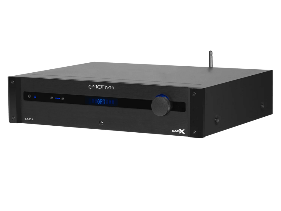Emotiva BasX TA2+ Stereo Preamp/DAC/Tuner with Integrated Amplifier | The Audio Co.