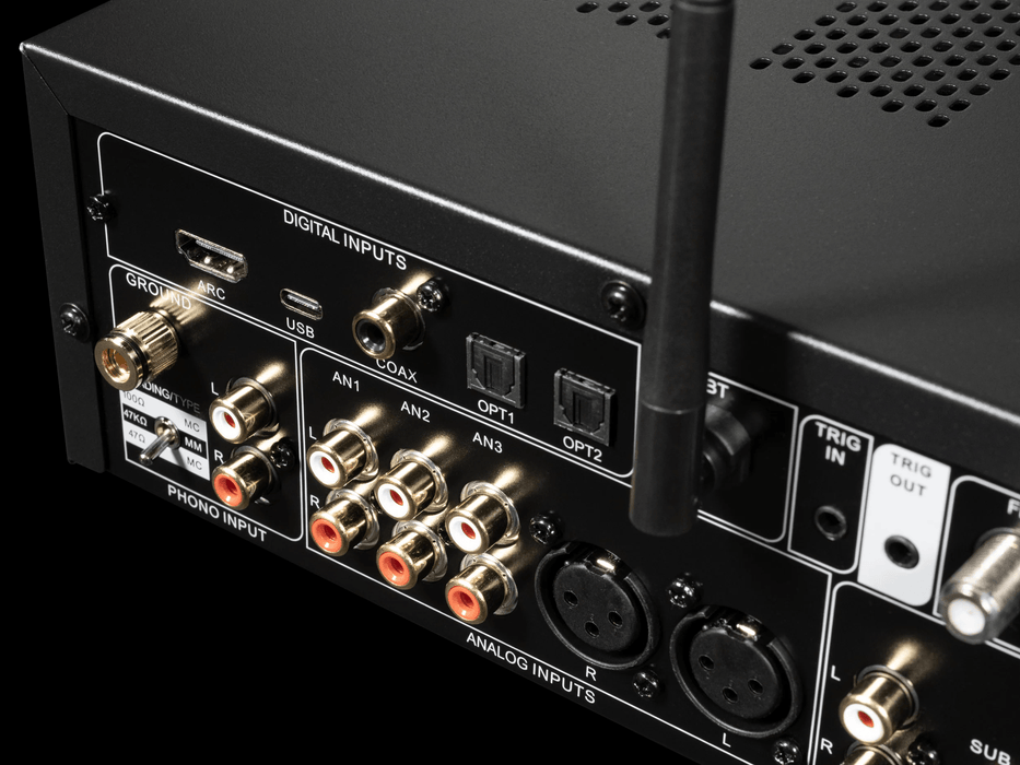 Emotiva BasX TA2+ Stereo Preamp/DAC/Tuner with Integrated Amplifier | The Audio Co.