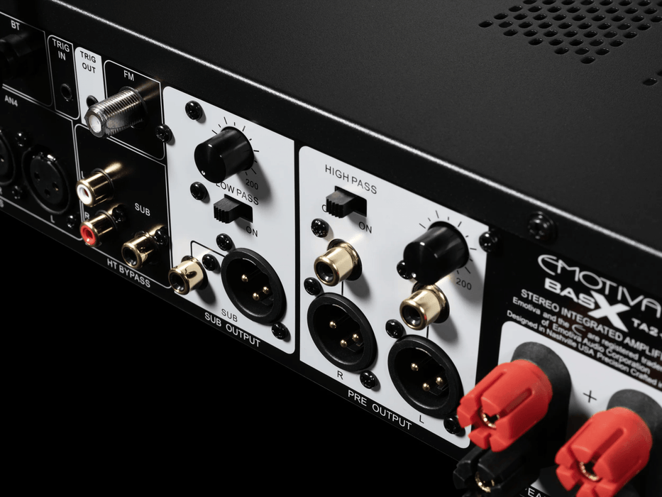 Emotiva BasX TA2+ Stereo Preamp/DAC/Tuner with Integrated Amplifier | The Audio Co.