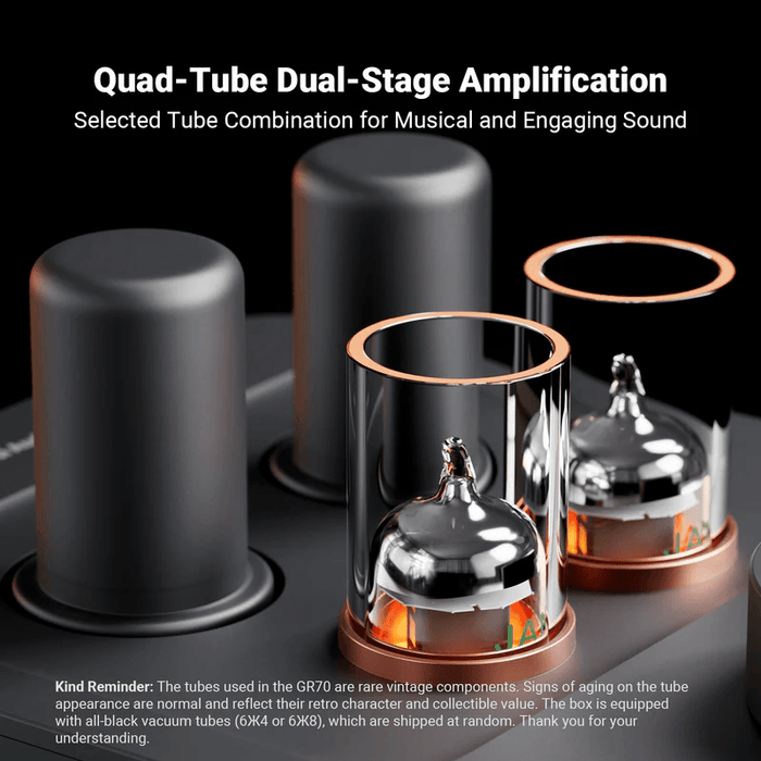 Fosi GR70 Tube Headphone Amplifier & Preamplifier | The Audio Co.