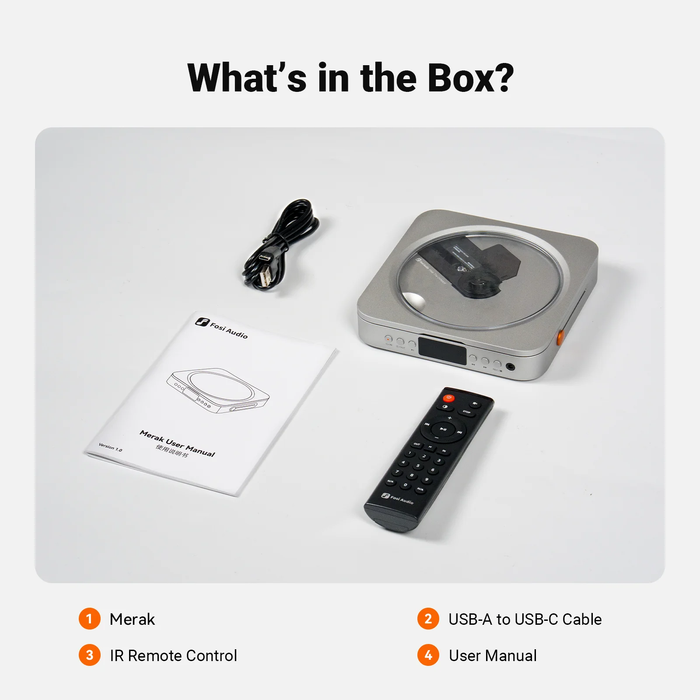 Fosi Merak CD Player | The Audio Co.