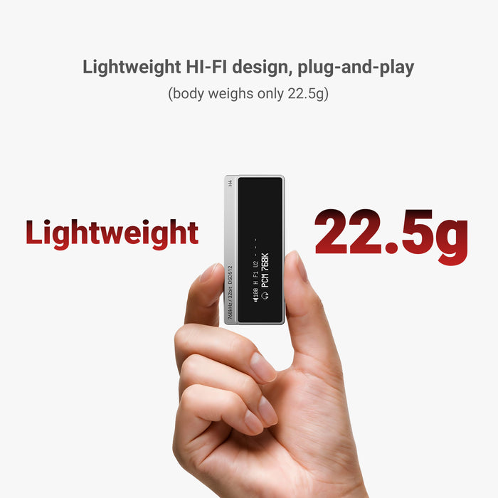 AIYIMA H4 Portable DAC, DDC and Headphone Amplifier