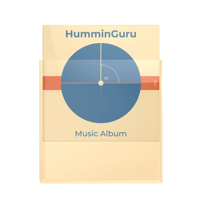 HumminGuru 10" Protective Outer Record Sleeves (50 Pack) | The Audio Co.