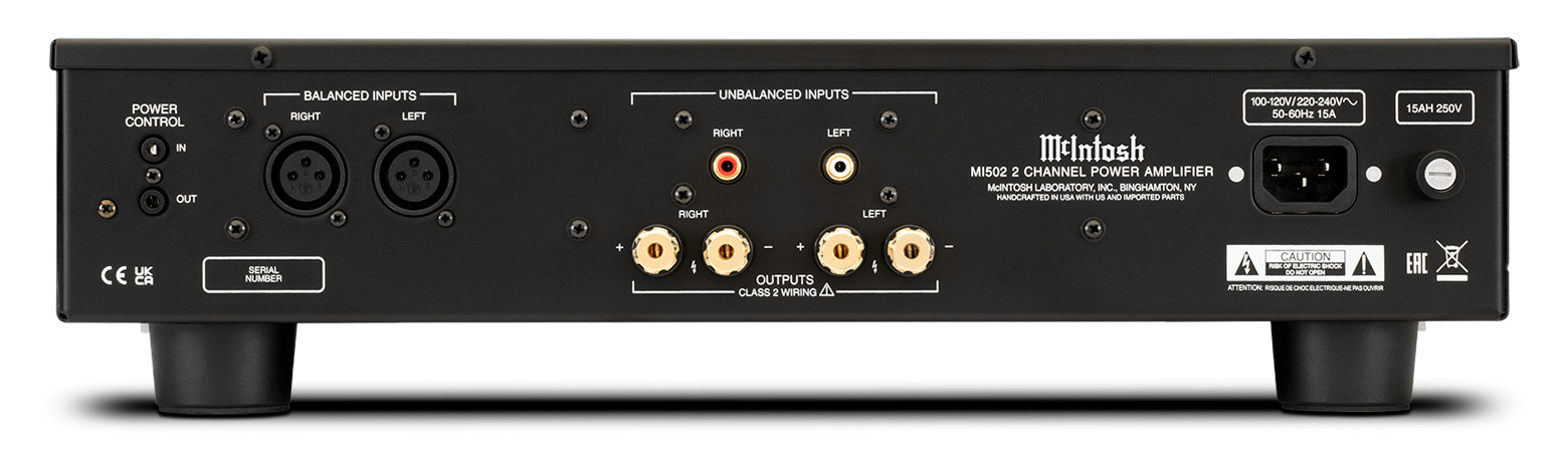 McIntosh MI502 Stereo Power Amplifier | The Audio Co.