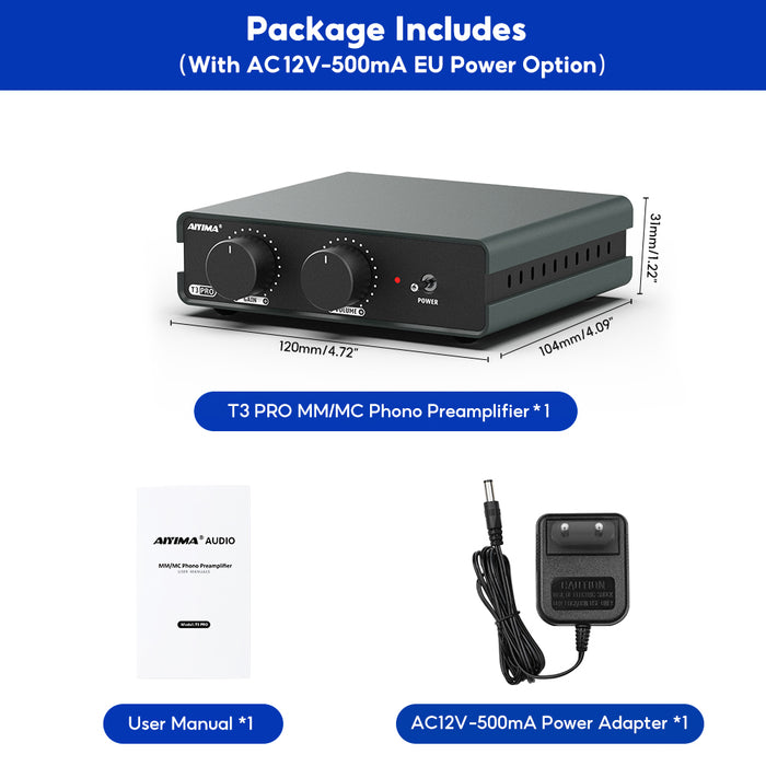 AIYIMA T3 Pro Phono Preamplifier