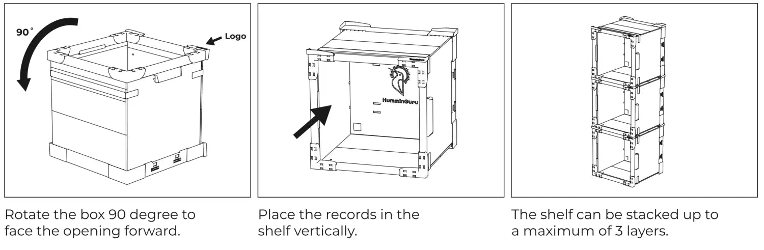 HumminGuru FlexiCube LP Storage Box