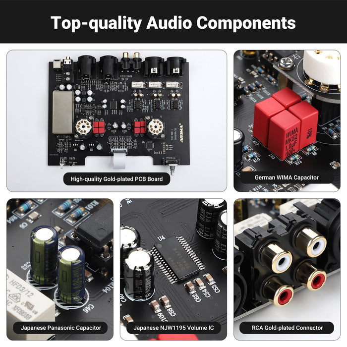AIYIMA T20 Balanced Tube Preamplifier