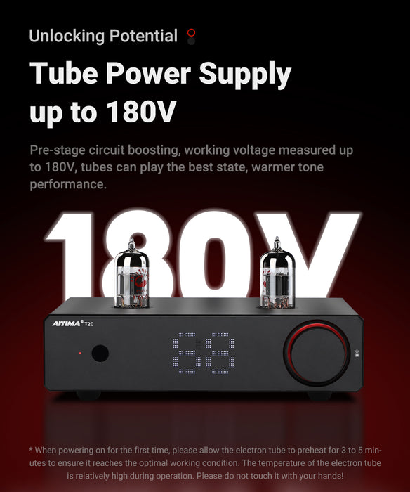 AIYIMA T20 Balanced Tube Preamplifier
