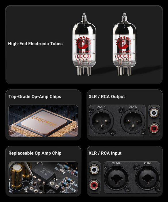 AIYIMA T20 Balanced Tube Preamplifier