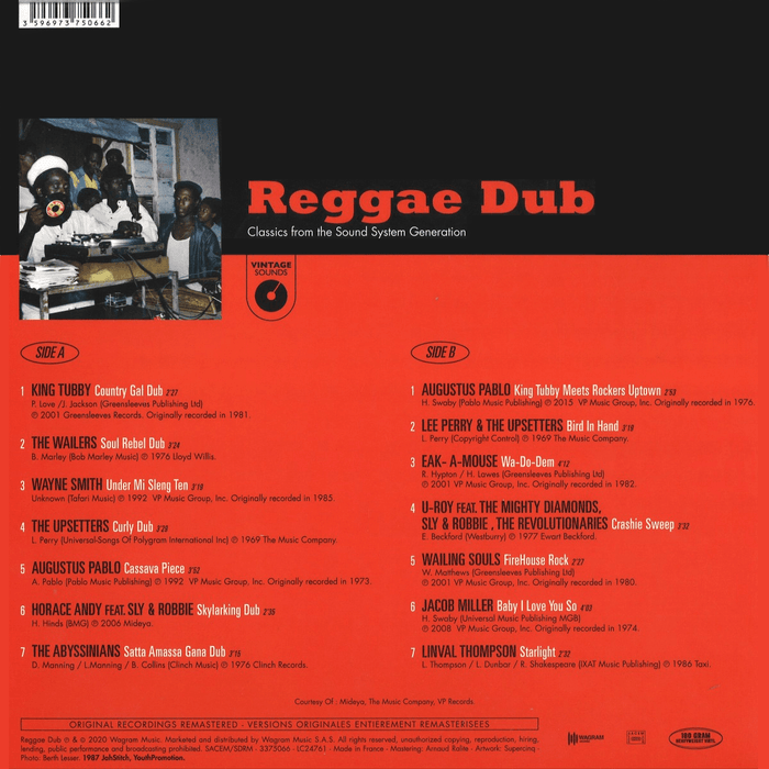 Various - Reggae Dub : Classics From The Sound System Generation | The Audio Co.