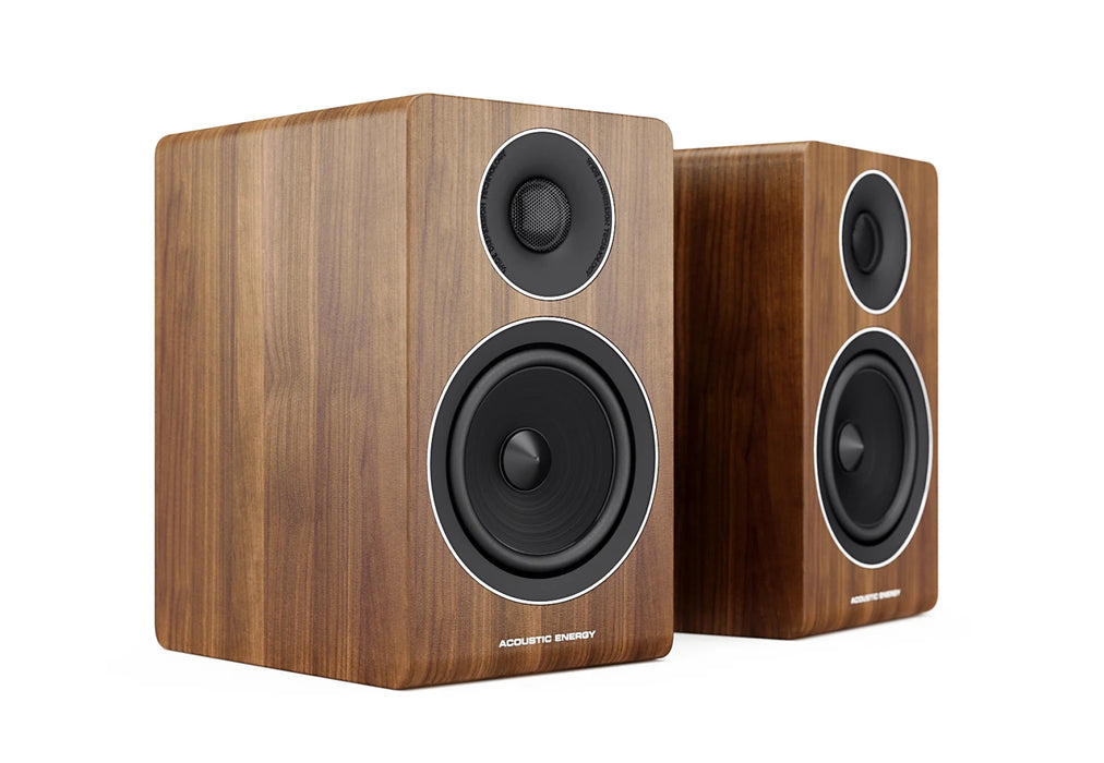 Acoustic Energy AE300 Bookshelf Speaker (Pair) - Walnut - Home Speaker