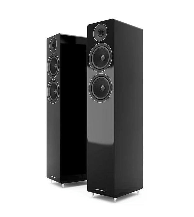 Acoustic Energy AE309 Floorstanding Speaker (Pair) - Piano Gloss Black - Home Speaker