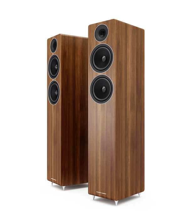 Acoustic Energy AE309 Floorstanding Speaker (Pair) - Walnut real wood veneer - Home Speaker