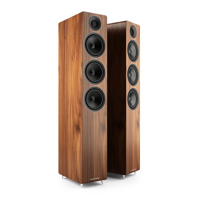 Acoustic Energy AE320 Floorstanding Speaker (Pair) - Walnut real wood veneer - Home Speaker