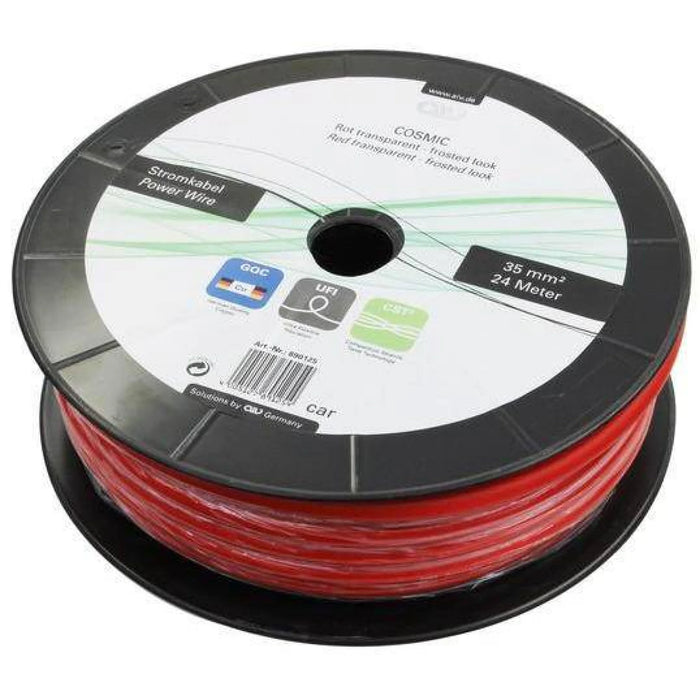 AIV Power cable - COSMIC - 35 mm² - Red - The Audio Co.