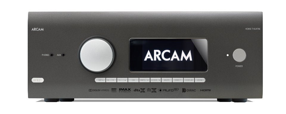 Arcam AVR 21 - 9.1.6 Channel Wireless AV Receiver - The Audio Co.