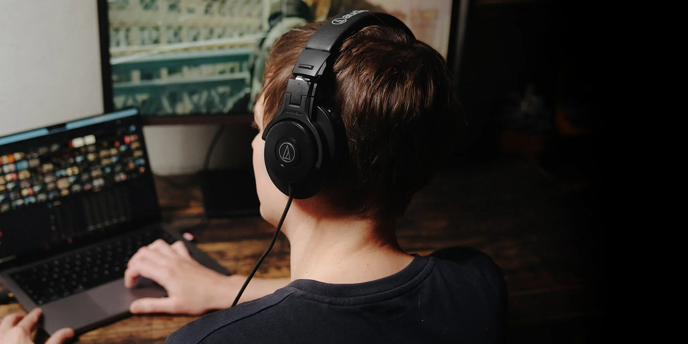 Audio Technica ATH-M30x Professional Monitor Headphones - Wired Headphones