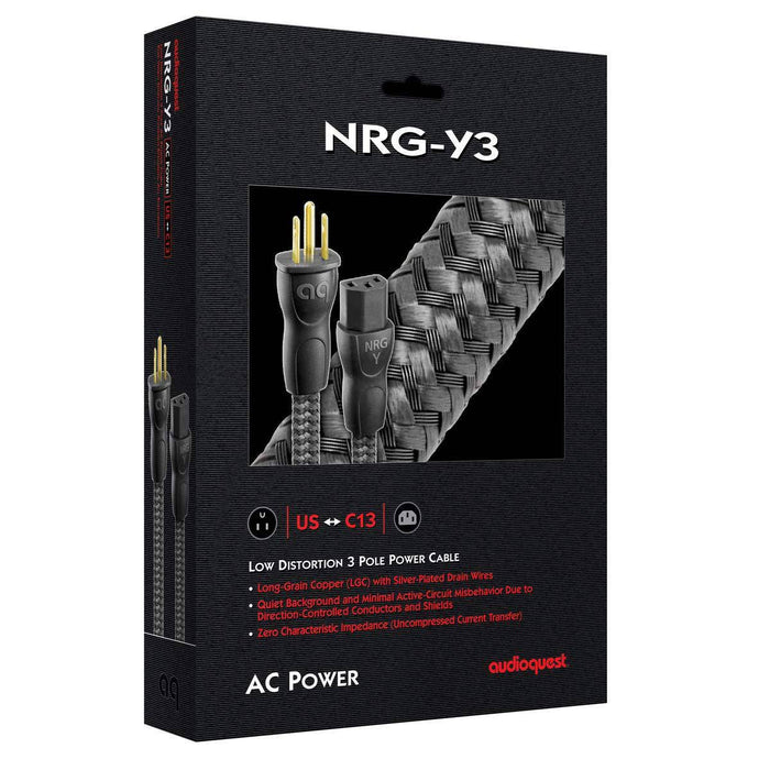 AudioQuest NRG Y3 - Audiophile AC Power Cable - The Audio Co.