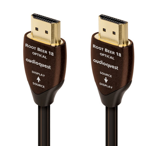 AudioQuest Root Beer Active Optical – High Speed 4K/8K HDMI Cable - The Audio Co.