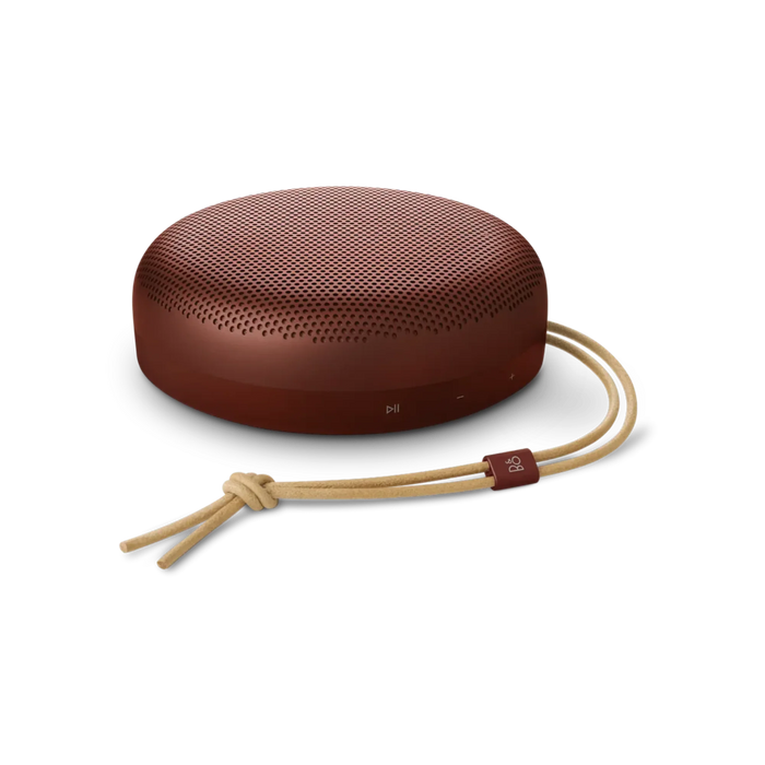 B&O Beosound A1 3rd Gen Portable Wireless Speaker - Rustic Red - Wireless Portable Speaker