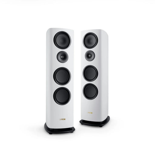 Canton Reference 5 GS Edition Floorstanding Speaker (Pair) White Satin Home Speaker