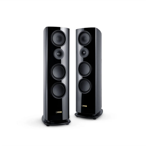 Canton Reference 5 GS Edition Floorstanding Speaker (Pair) Black Piano Home Speaker