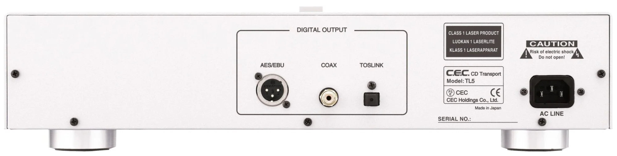 CEC TL5 - Audiophile Belt Drive CD Transport - The Audio Co.