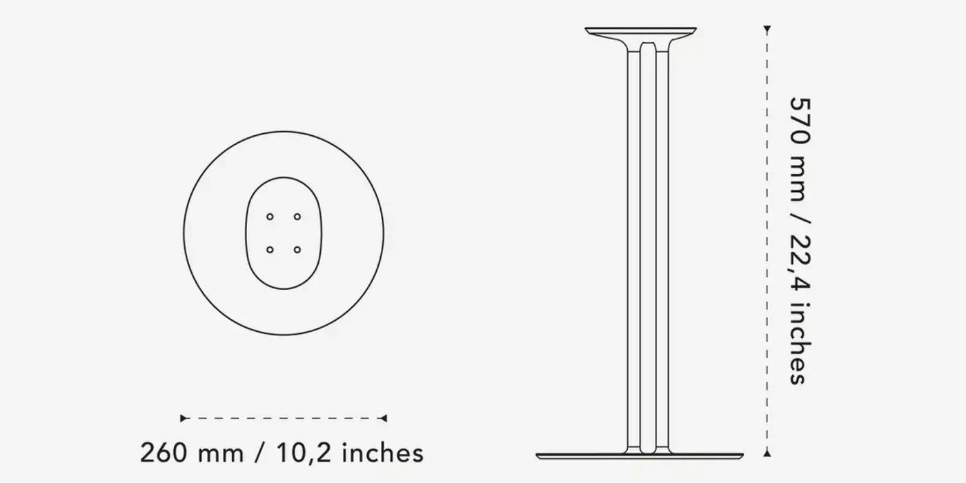 Devialet Tree Phantom Ultimate 98dB - Speaker Stands