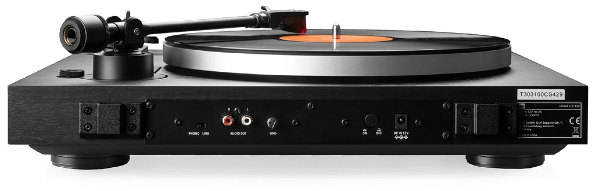 Dual CS 429 Fully Automatic Belt-Drive Turntable - Turntable