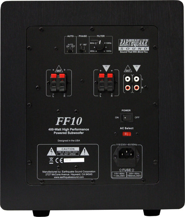 Earthquake FF10 - 10inch Powered Subwoofer | The Audio Co.
