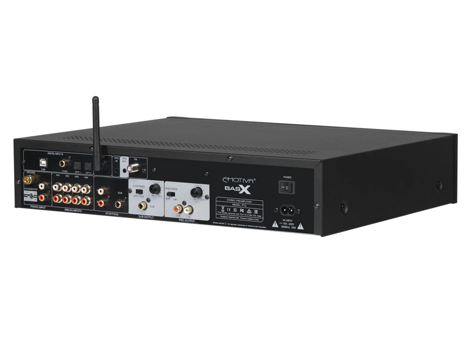 Emotiva BasX PT2 Stereo Preamp/DAC/Tuner - Preamplifier